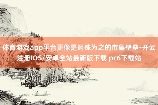 体育游戏app平台更像是迥殊为之的市集壁垒-开云注册IOS/安卓全站最新版下载 pc6下载站